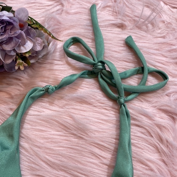 NWT BAOBAB Picura Halter Bikini Top in Pearl sz S - Picture 6 of 10